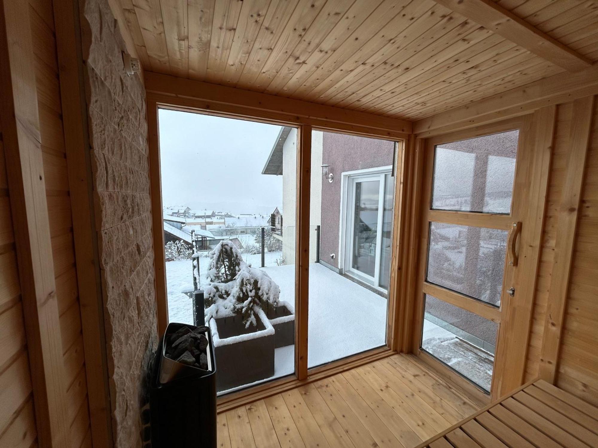 Ferienwohnungen Alpenblick Mit Garten -Panoramasauna- Kirchdorf im Wald Exterior foto